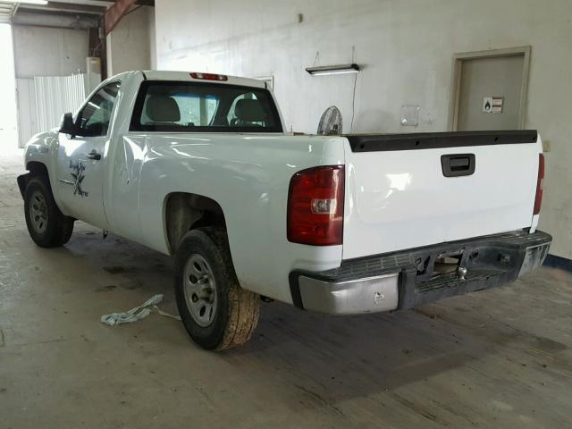 1GCEC14CX7Z598854 - 2007 CHEVROLET SILVERADO WHITE photo 3