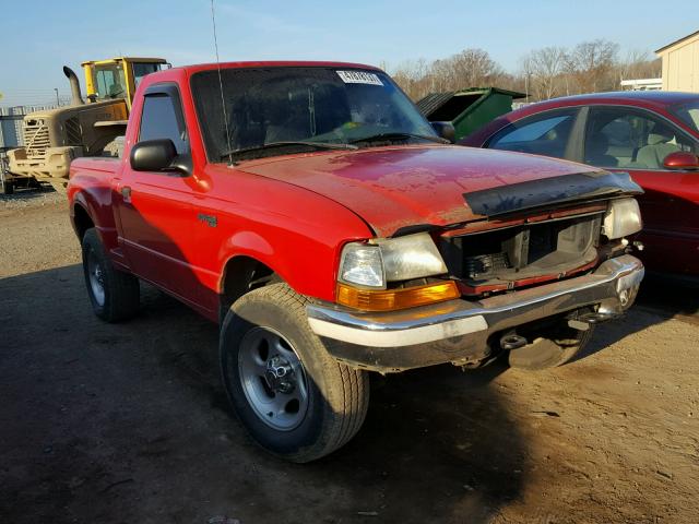 1FTYR11V3XPA81912 - 1999 FORD RANGER RED photo 1