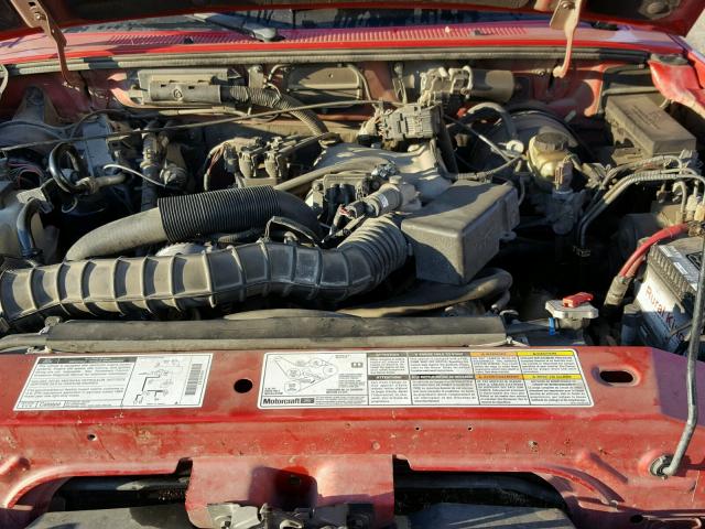 1FTYR11V3XPA81912 - 1999 FORD RANGER RED photo 7