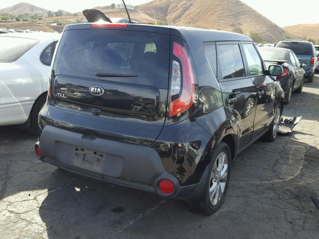 KNDJP3A56F7210517 - 2015 KIA SOUL + BLACK photo 4