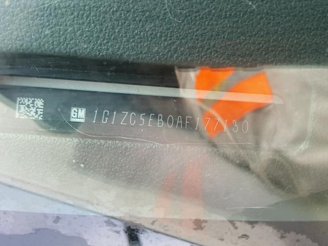 1G1ZC5EB0AF177130 - 2010 CHEVROLET MALIBU 1LT 白色 照片 10