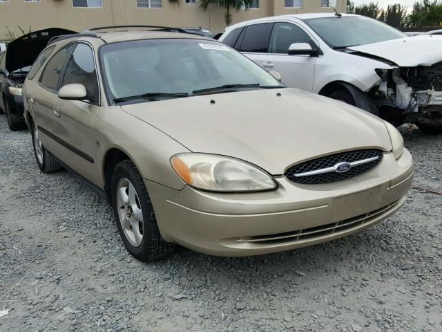 1FAFP58S4YA253990 - 2000 FORD TAURUS SE BROWN photo 1