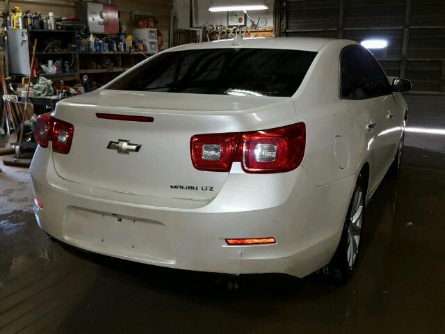 1G11H5SA7DF138355 - 2013 CHEVROLET MALIBU LTZ WHITE photo 4