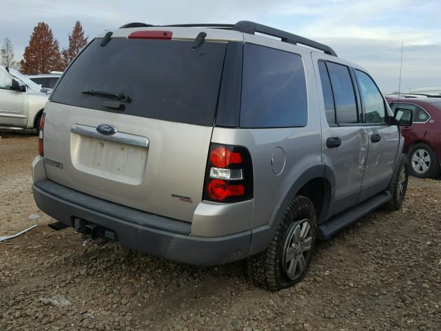 1FMEU63E16UA57034 - 2006 FORD EXPLORER X SILVER photo 4