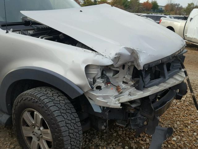 1FMEU63E16UA57034 - 2006 FORD EXPLORER X SILVER photo 9