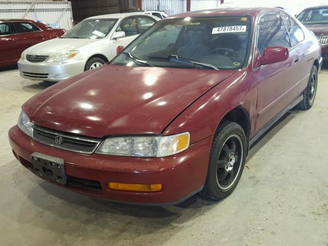 1HGCD7209VA009886 - 1997 HONDA ACCORD SE RED photo 2