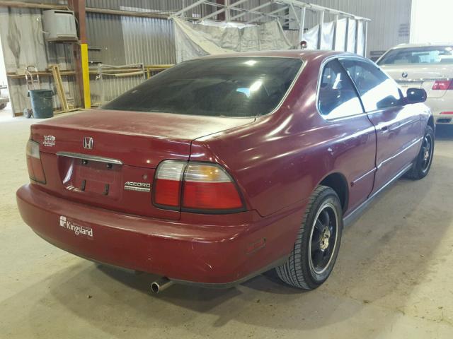 1HGCD7209VA009886 - 1997 HONDA ACCORD SE RED photo 4