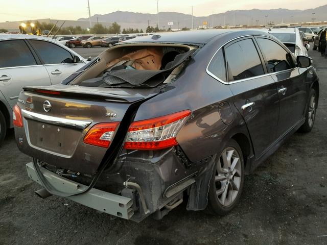 3N1AB7AP6FY328690 - 2015 NISSAN SENTRA S BLACK photo 4