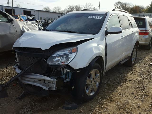 2GNFLFE3XG6198439 - 2016 CHEVROLET EQUINOX LT WHITE photo 2