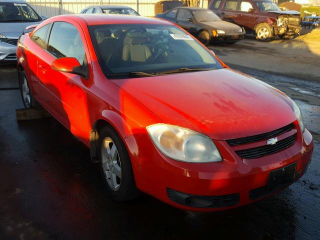 1G1AL12F357599566 - 2005 CHEVROLET COBALT LS RED photo 1