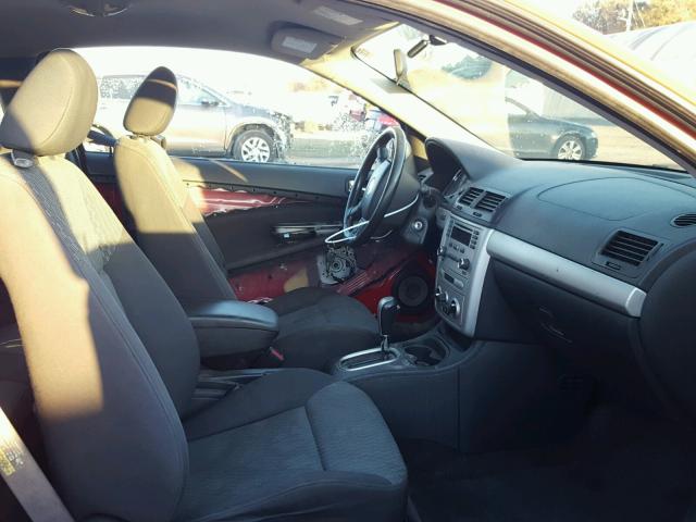 1G1AL12F357599566 - 2005 CHEVROLET COBALT LS RED photo 5