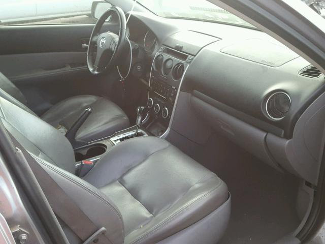 1YVHP80D565M27597 - 2006 MAZDA 6 S GRAY photo 5