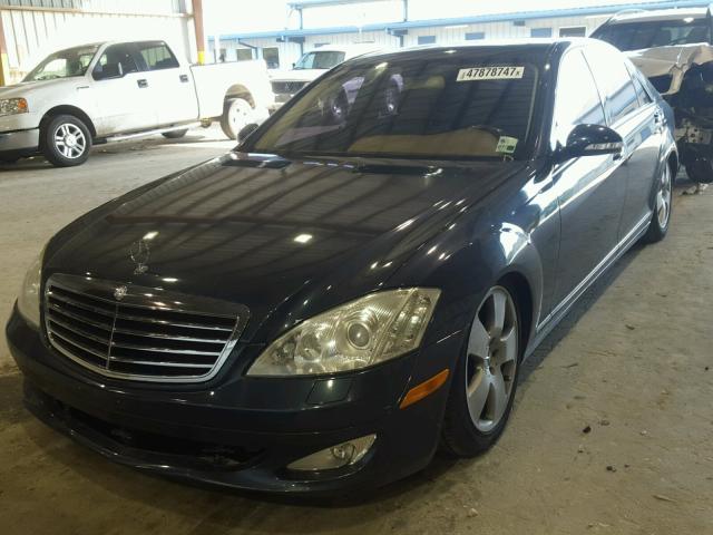 WDDNG71XX7A069049 - 2007 MERCEDES-BENZ S 550 BLUE photo 2