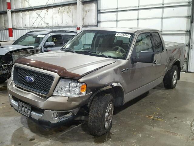 1FTPX12574NB06088 - 2004 FORD F150 BEIGE photo 2