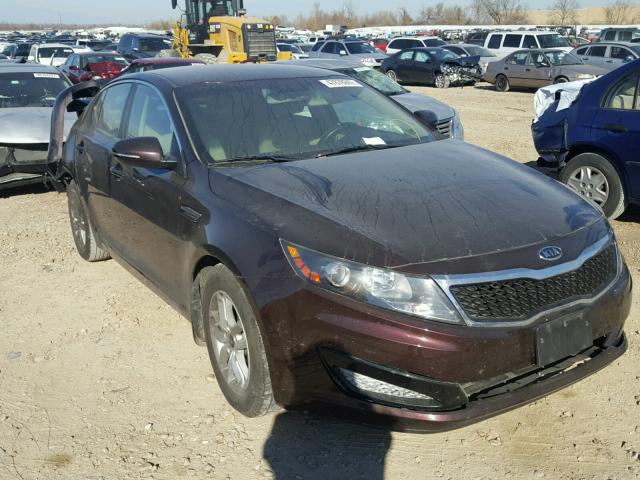 KNAGM4A70B5056691 - 2011 KIA OPTIMA LX RED photo 1