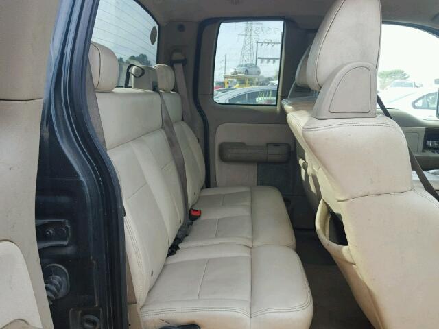 1FTPX12514NC71134 - 2004 FORD F150 أسود صورة 6