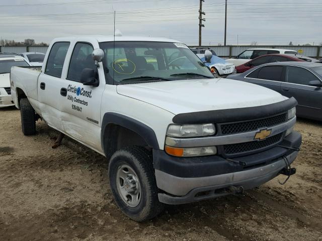 1GCHK23U51F140261 - 2001 CHEVROLET SILVERADO WHITE photo 1