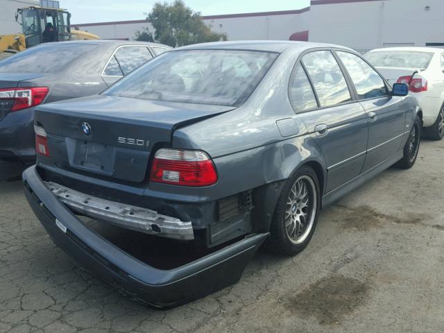 WBADT53423CE94577 - 2003 BMW 530 I GRAY photo 4