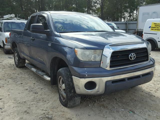 5TBBT54187S454366 - 2007 TOYOTA TUNDRA DOU GRAY photo 1