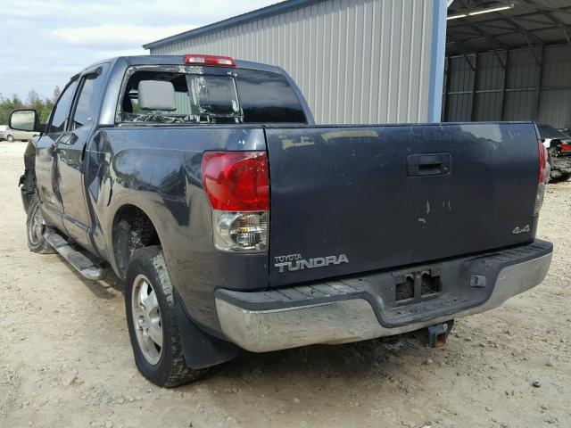 5TBBT54187S454366 - 2007 TOYOTA TUNDRA DOU GRAY photo 3