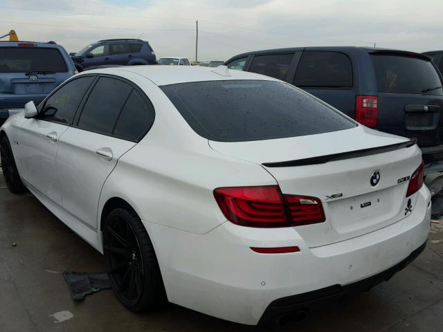 WBAXH5C50DD112157 - 2013 BMW 528 XI WHITE photo 3