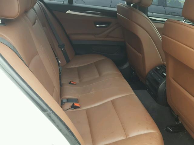 WBAXH5C50DD112157 - 2013 BMW 528 XI WHITE photo 6