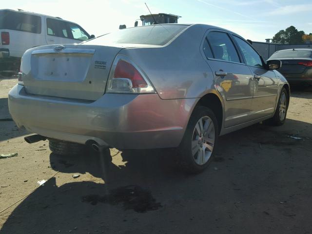 3FAHP08137R176231 - 2007 FORD FUSION SEL SILVER photo 4