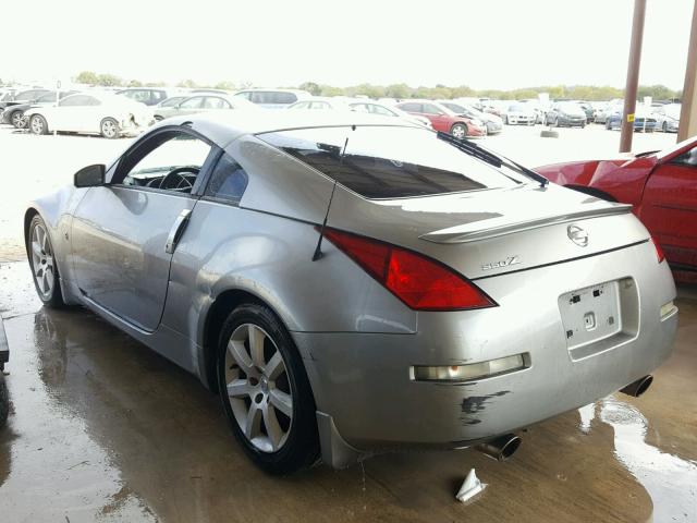 JN1AZ34E73T006014 - 2003 NISSAN 350Z COUPE SILVER photo 3