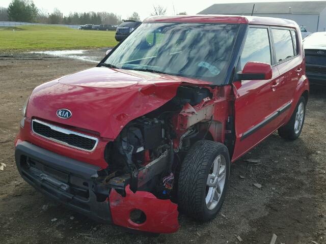 KNDJT2A20B7260285 - 2011 KIA SOUL +/!/S RED photo 2