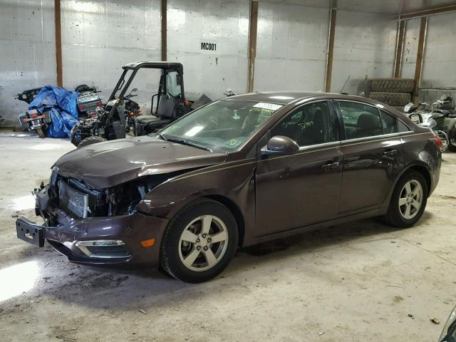 1G1PC5SB0F7119693 - 2015 CHEVROLET CRUZE LT BURGUNDY photo 9