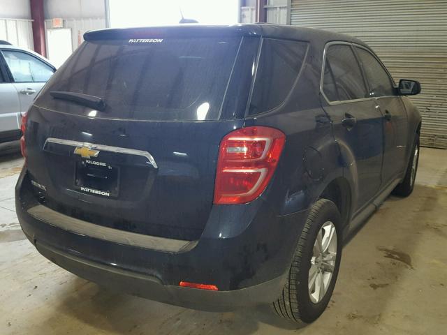 2GNALBEK2H1562734 - 2017 CHEVROLET EQUINOX LS BLUE photo 4