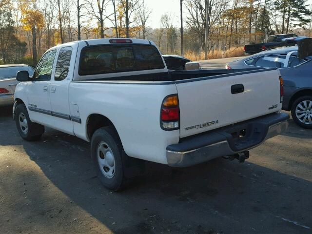 5TBRT34172S266448 - 2002 TOYOTA TUNDRA ACC WHITE photo 3