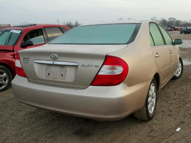 4T1BE32K92U575280 - 2002 TOYOTA CAMRY LE TAN photo 4