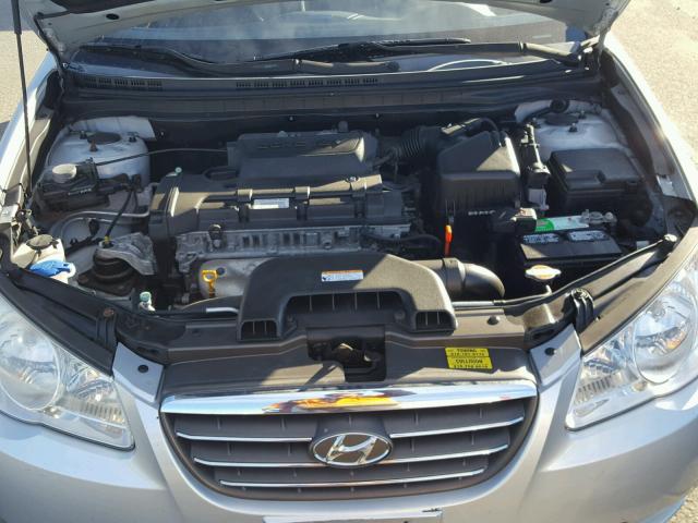 KMHDU46D58U349405 - 2008 HYUNDAI ELANTRA GL SILVER photo 7