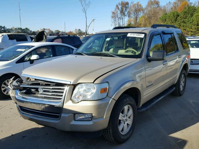 1FMEU63E97UB15859 - 2007 FORD EXPLORER X GOLD photo 2