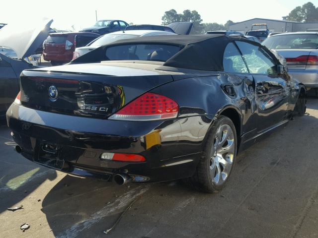 WBAEK73435B328044 - 2005 BMW 645 CI AUT BLACK photo 4