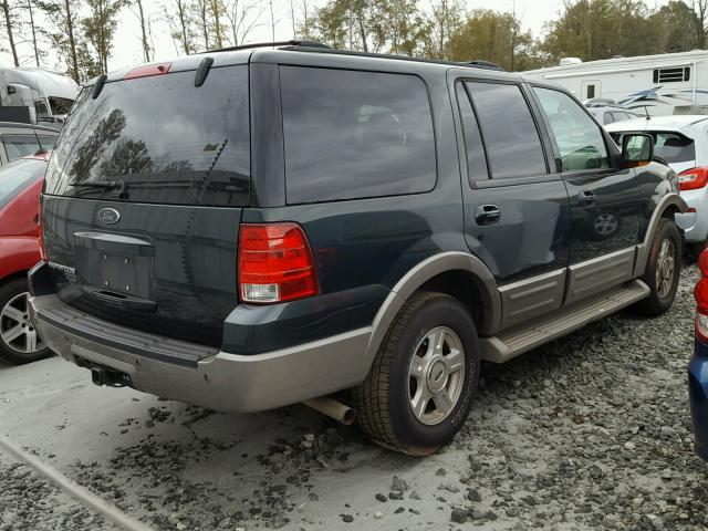 1FMPU17L73LB94582 - 2003 FORD EXPEDITION GREEN photo 4