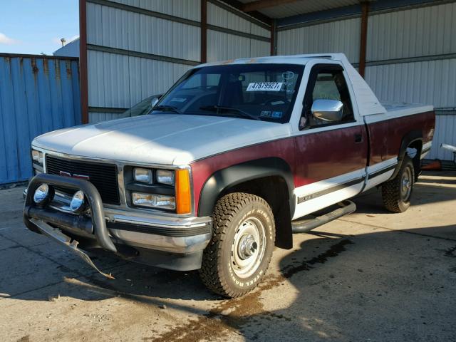 1GTDK14K8KE551165 - 1989 GMC SIERRA K15 TWO TONE photo 2