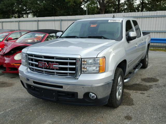 3GTP2WE32BG354986 - 2011 GMC SIERRA K15 SILVER photo 2