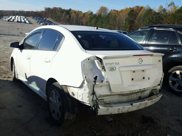 3N1AB6AP4AL714072 - 2010 NISSAN SENTRA 2.0 WHITE photo 3