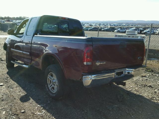 1FTRX18L73NA17506 - 2003 FORD F150 BURGUNDY photo 3