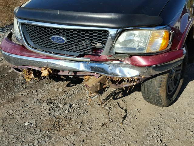 1FTRX18L73NA17506 - 2003 FORD F150 BURGUNDY photo 7