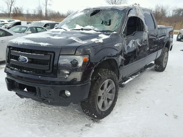 1FTFW1ET3DFC64091 - 2013 FORD F150 SUPER BLACK photo 2