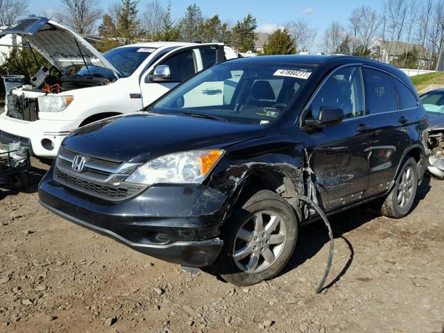 JHLRE4H40BC027596 - 2011 HONDA CR-V SE BLACK photo 2