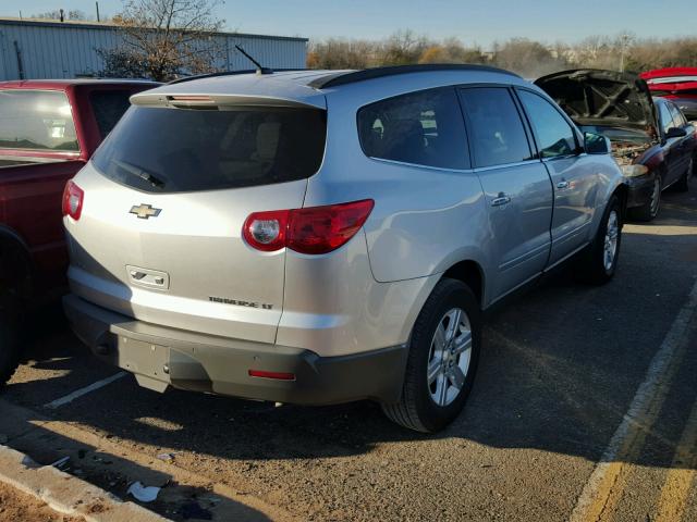 1GNKVJED0CJ145265 - 2012 CHEVROLET TRAVERSE L SILVER photo 4