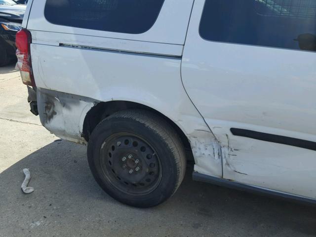 1GBDV13108D208692 - 2008 CHEVROLET UPLANDER I 白色 照片 9