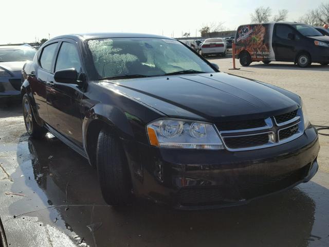 1B3BD1FB8BN559198 - 2011 DODGE AVENGER MA BLACK photo 1