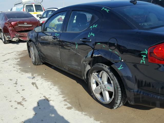 1B3BD1FB8BN559198 - 2011 DODGE AVENGER MA BLACK photo 9