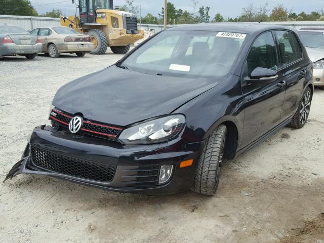 WVWHD7AJ0CW319410 - 2012 VOLKSWAGEN GTI BLACK photo 2