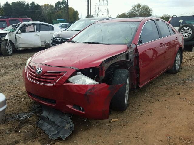 4T1BK46K78U060814 - 2008 TOYOTA CAMRY LE RED photo 2